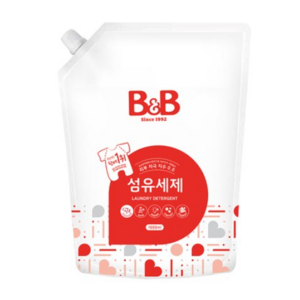 비앤비 섬유세제 리필, 1.5L, 3개