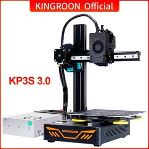 KINGROON 고정밀 3D 프린터 업그레이드된 DIY FDM 키트 터치 스크린 KP3S 인쇄 크기 180x180x180mm, 1) KP3S 3.0