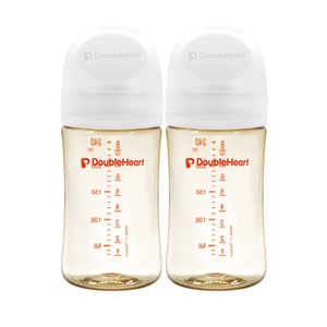 더블하트 모유실감 3세대 트윈팩 160ml/240ml 모음, 제뉴인화이트, 240ml, 2개