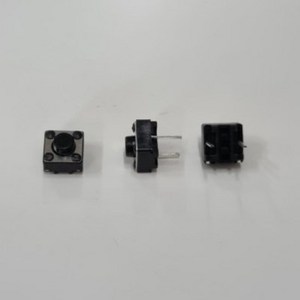 6x6x4.3mm 5mm 마이크로 2핀 택트스위치 2p 아두이노 기판수리, 5mm 100개묶음, 100개