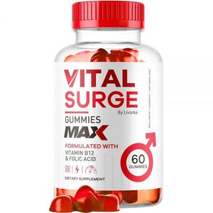 Vital Suge 남성용 젤리 - 퍼포먼스 젤리 MAX Stength VitalSuge 고급 포뮬라 VitaSuge Vitale Vita 1050MG (젤리 60개), Vital Suge 남성용 젤리 - 퍼포먼스 젤리,, 1개