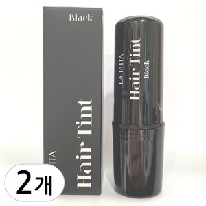 라피타 새치커버 헤어틴트 10ml, 검정색, 2개