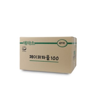 공장출고 최근제조 에이스 핸드타올 5000매 갈색지, 1개