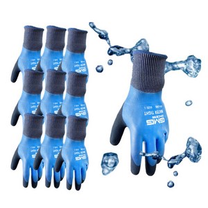 GMG 워터타이트 방수 수중 안전 작업 장갑 10세트 / GMG Watertight glove 10pairs, 소(S), 10개