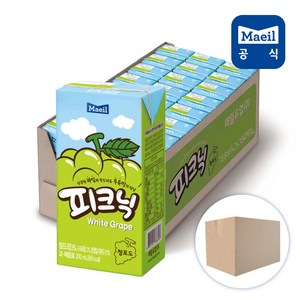 [매일유업] 피크닉 청포도 200ml 24팩, 24개