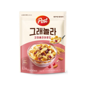 포스트 그래놀라 시리얼 크랜베리 아몬드, 570g, 1개