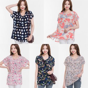 이라인아로하 인견 롱티셔츠 (~2XL) 빅사이즈