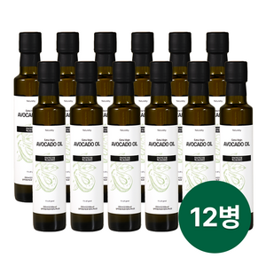 내츄럴바이 엑스트라버진 아보카도 오일, 250ml, 12개