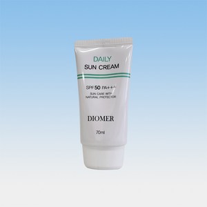 디오메르 데일리 선크림 70ml SPF50 톤업 워터프루프 썬크림 파데프리, 1개