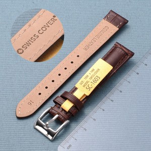 스위스커버 16mm 가죽 시계줄 워치 스트랩 교체 다니엘웰링턴 알마니 호환 SC-1603