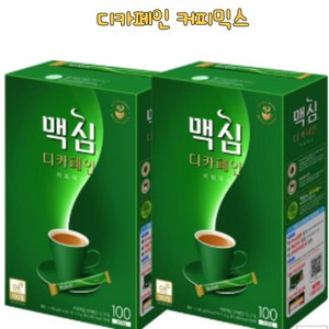 맥심디카페인커피믹스100, 11.8g, 100개입, 2개