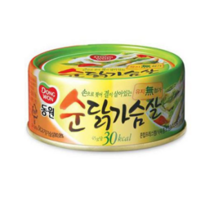 동원 순닭가슴살 통조림, 135g, 4개