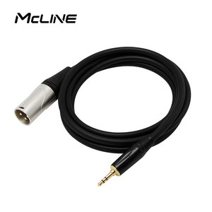 스테레오 ST3.5mm to XLR 캐논 스피커 오디오 케이블 PC 앰프 믹서 연결선, MC-HA28 ST3.5-캐논/숫 1M, 1개