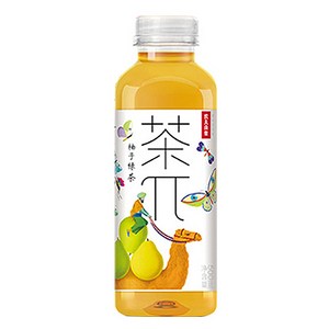 천미방 차파이 유자 녹차 중국 음료수 아이스티, 500ml, 1개