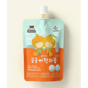 CJ 아이누리 마시는 귤귤이 한라봉 100ml, 12개