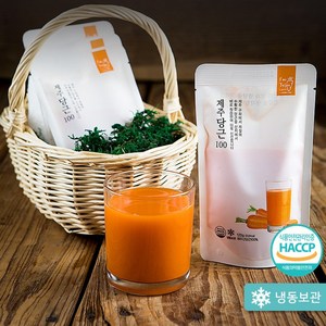 [아임제주] 구좌농협 당근주스 첨가물없는 제주당근100% 당근착즙주스, 120g, 30개