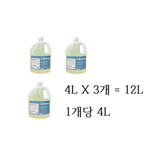 허브크린 오물분해제, 4L, 3개