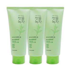 과일나라 첫물녹차 모이스트 클렌징 폼, 180g, 3개