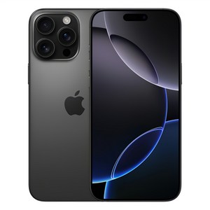 Apple 정품 아이폰 16 Po Max 자급제, 블랙 티타늄, 1TB