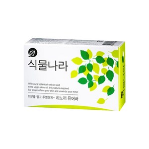 식물나라 히노끼 퓨어바 목욕비누, 100g, 20개