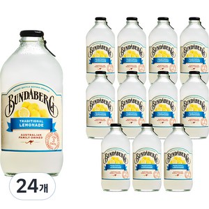 분다버그 트레디셔널 레몬에이드 탄산음료, 375ml, 24개