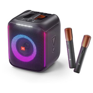 삼성공식파트너 JBL PARTYBOX ENCORE 파티박스 앙코르 블루투스스피커 무선마이크2개 100W 출력, 블랙, 파티박스앙코르