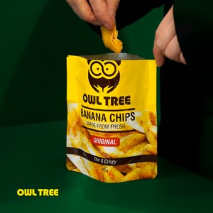 [EH GLOBAL] 오울트리 바나나칩 오리지널, 60g, 10개