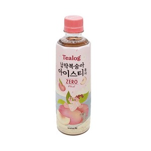 티로그 납작복숭아 아이스티 홍차 제로, 500ml, 24개