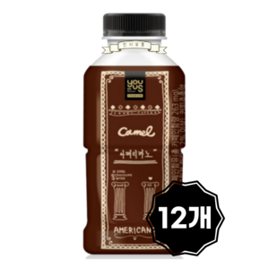 [진시유통] 카멜 아메리카노 커피, 12개, 450ml