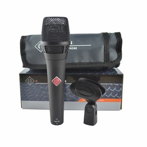 강사용 수업용마이크 강의용 앰프 NEUMANN KMS105 슈퍼 카디오이드 전문 콘덴서 마이크 컴퓨터 녹음 게임 노래 생활 노래방 보컬, 2.Black