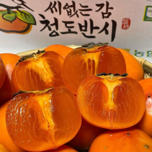 [특품] 씨없는 고당도 프리미엄 청도반시, 1세트, 2.5kg(소과)