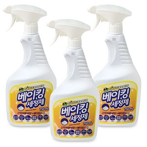 [오너클랜] 산도깨비 베이킹 세정제 650ml, 3개, 750ml