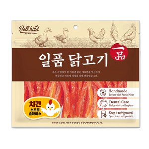 벨버드 일품 치킨 사사미 강아지간식, 5개, 300g, 소프트슬라이스