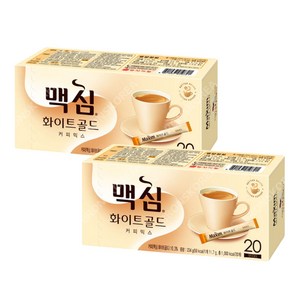 동서 맥심 화이트골드 커피믹스, 11.7g, 20개입, 2개