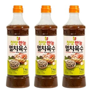 첫맛 만능 멸치육수, 1kg, 3개