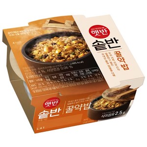 햇반 솥반 꿀약밥 210g, 16개