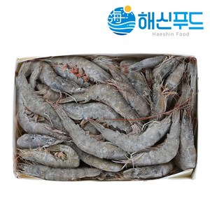 [업소용] 흰다리 새우 냉동 페루산 구이 새우장용 12kg, 12kg [2kgX6팩] 소 50/60, 1박스