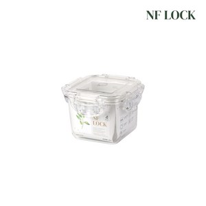 NF LOCK 엔에프락 정사각 트라이탄 밀폐용기 정사각2호 460ml, 1개