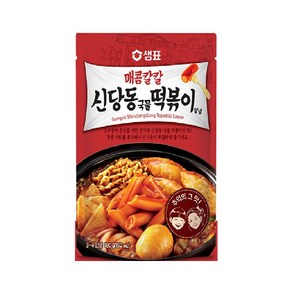 샘표 매콤칼칼 신당동 국물 떡볶이 양념, 180g, 4개