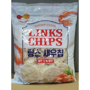 알 새 우칩 1kg 링스 새우칩 타피오카전분 안주 간편간식 7초 새우칩 무료안주 마른안주, 2개