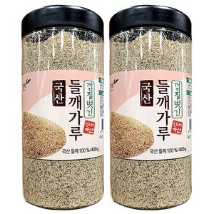 청화농산 국산 들깨가루 400g, 2개