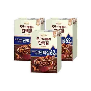 오그래놀라 단백질 넛츠초콜릿, 330g, 3개