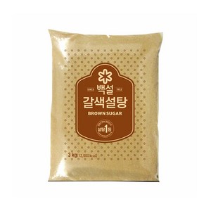 백설 갈색설탕 3kg, 2개