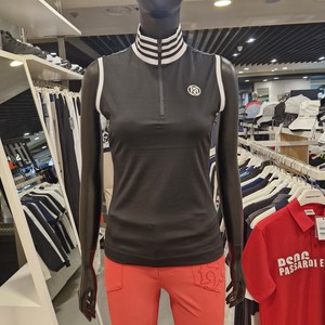 5F [신사] 파사디 골프 여성 24SS 뒷트임 로고 조끼 티셔츠 P24MTL182M