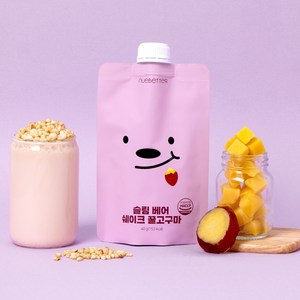 슬림베어 쉐이크 단백질18g BCAA 체중조절 영양밸런스 5개입 (200g) x 1박스, 40g, 5개, 꿀고구마맛