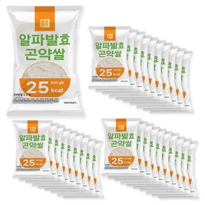 빼빼곤약 알파발효곤약쌀 (100g당 12.5kcal), 200g, 30개