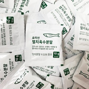 요리선 멸치육수분말 10g, 20개