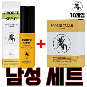 미니컴퍼니 기사표 초강력 스프레이 30ml+남성용 롱타임 휴대용크림 10개입 [프로비세트], 30ml, 1개