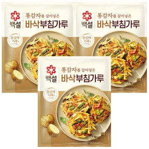 (상온)[백설]통감자바삭부침가루1kgx3, 1kg, 3개