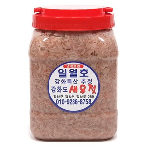 [국산100%.msg무] 약으로 먹는 잔새우젓. 강화도 추젓 3kg, 1개